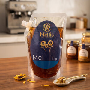 mel silvestre pouche 1kg com bico dosador
